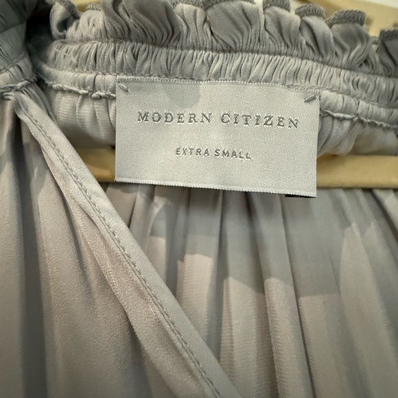 Modern Citizen Magdalena Long Sleeve Plisse Dress XS NEVER WORN - Picture 4 of 7